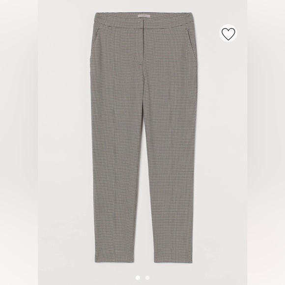 H&M Ankle Length Pants Slack for Work Houndstooth - Picture 1 of 4